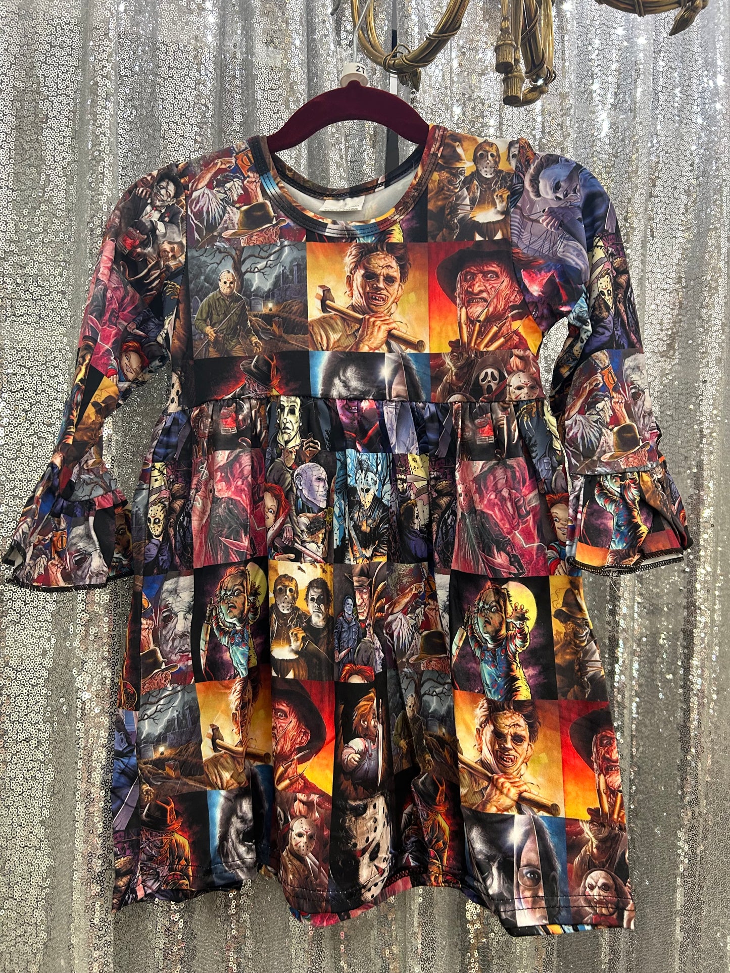 Long Sleeve Halloween Horror Character Dress