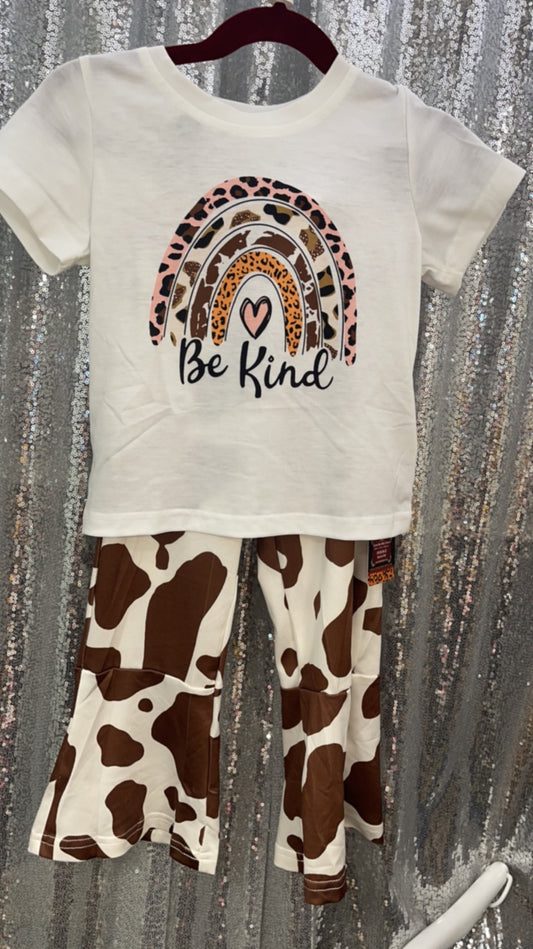 Be Kind Cow Print Belles Set