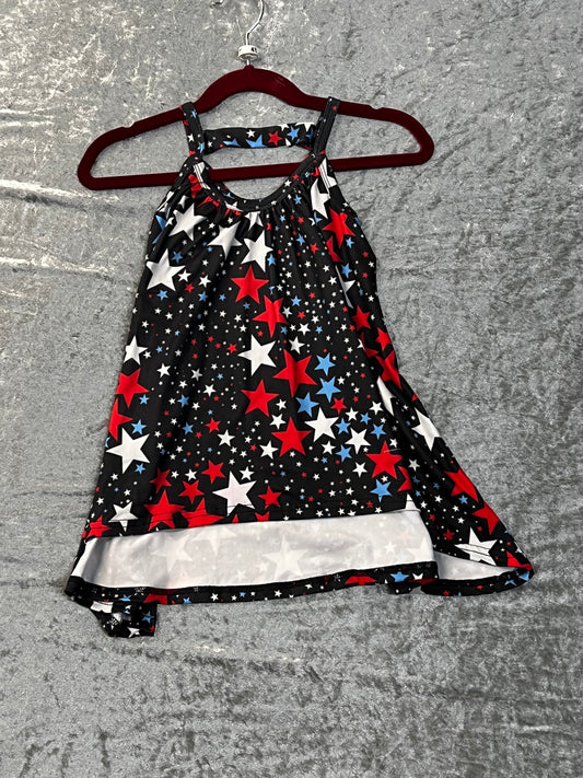 Red, White and Blue Stars Tank Dress