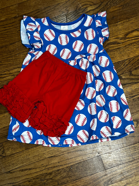 Baseball Dress w/ Shorts