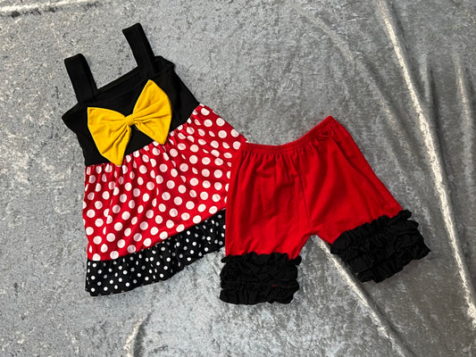 Minnie Mouse Tank Dress w/ Shorts