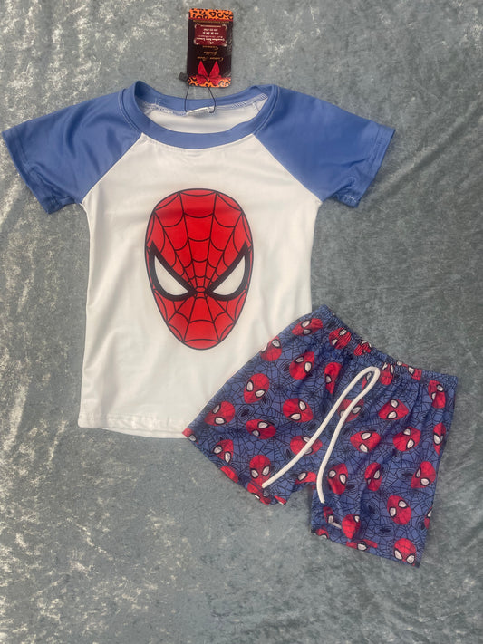 Spider-Man Boys Shorts Set