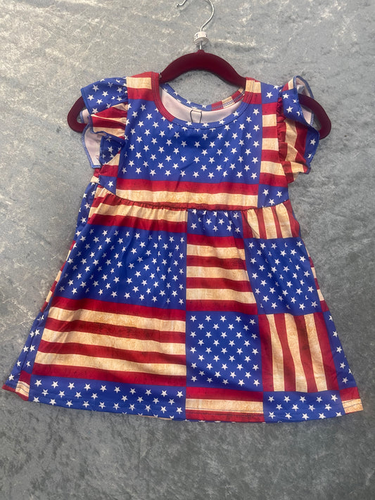American Flag Patches Dress