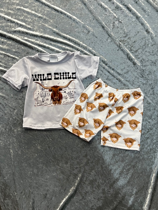 Wild Child Shorts Set