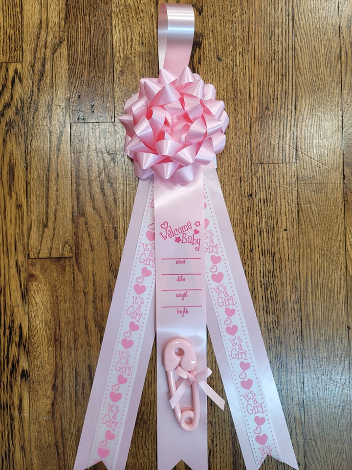 New Baby Welcome Ribbon
