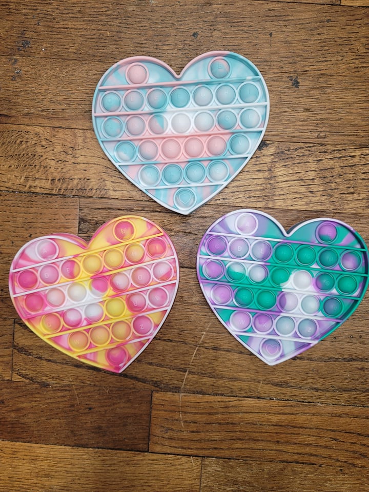 Fidget Popper - ABC Heart