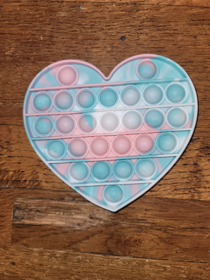 Fidget Popper - ABC Heart