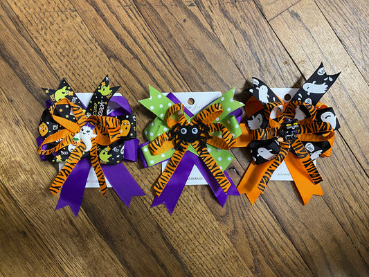 Fancy Halloween Clip Bows