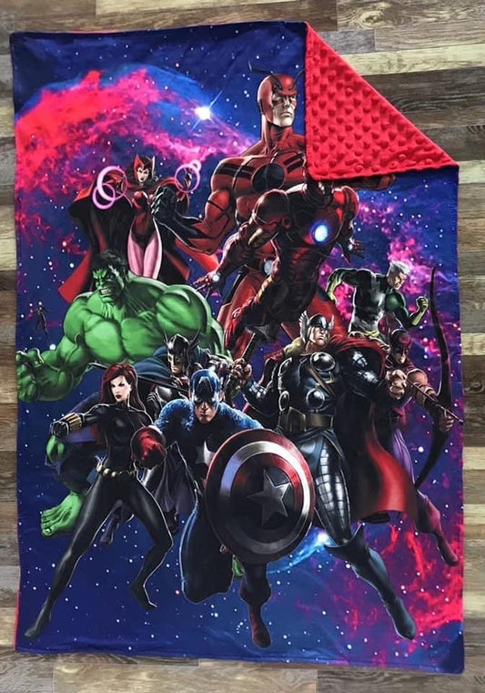 Avengers Minky Blanket