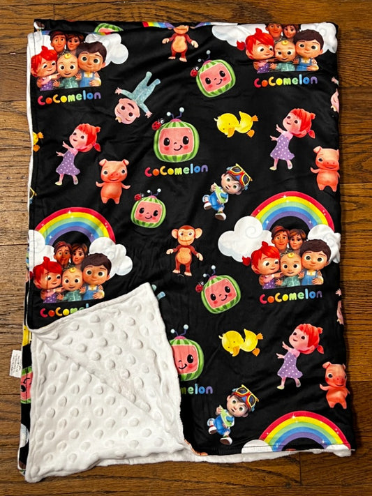 Cocomelon and Friends Minky Blanket