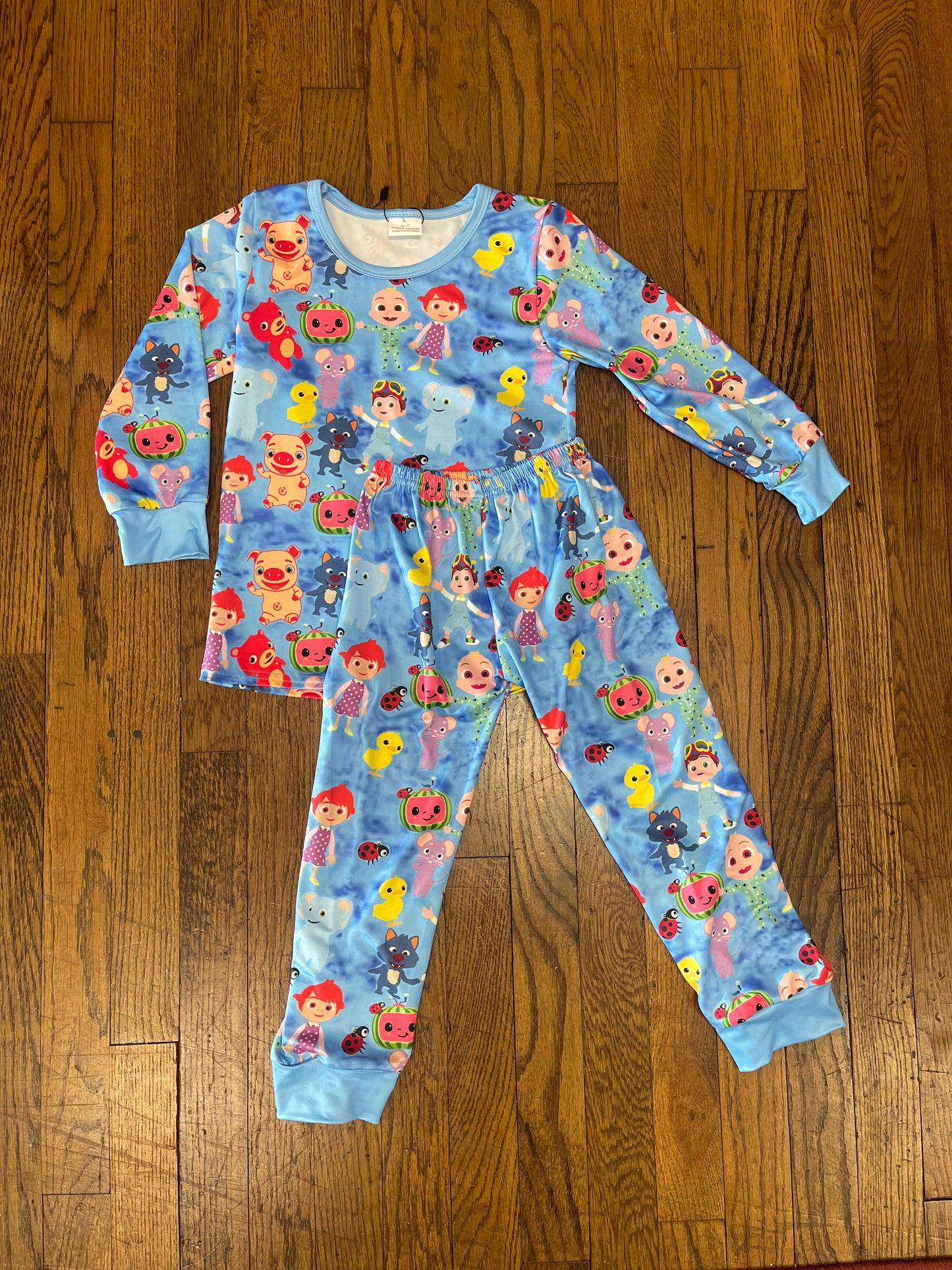 Long Sleeve Cocomelon PJs