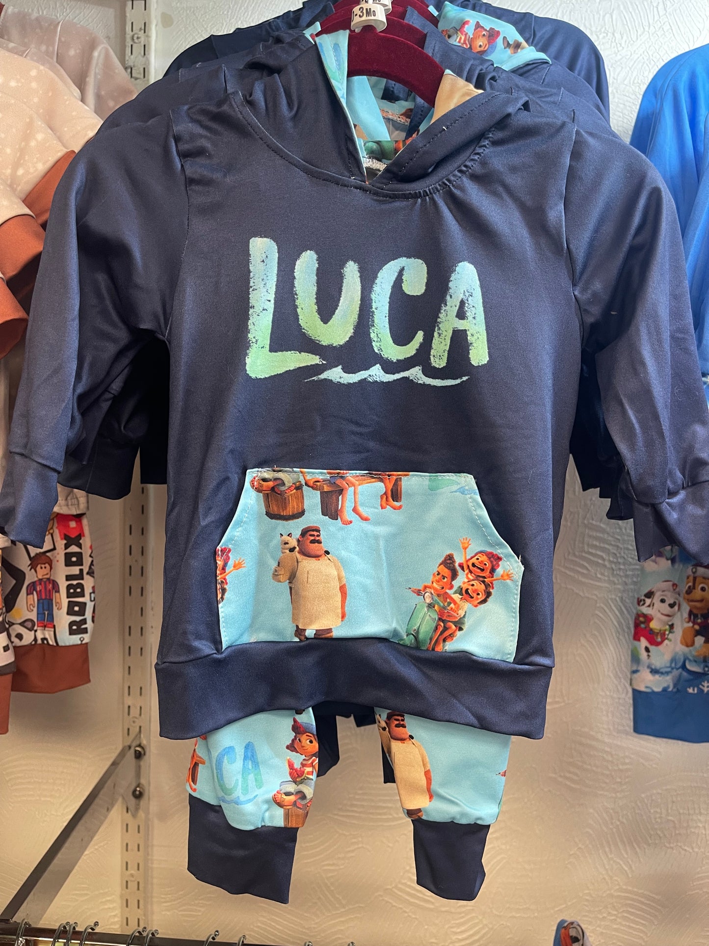 Luca Hooded Pants Set