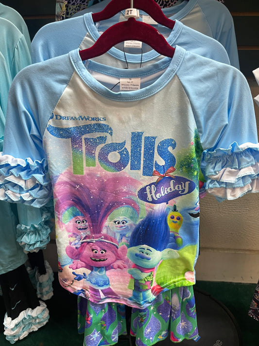 Trolls Holiday Pant Set