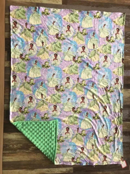 Princess and the Frog Minky Blanket